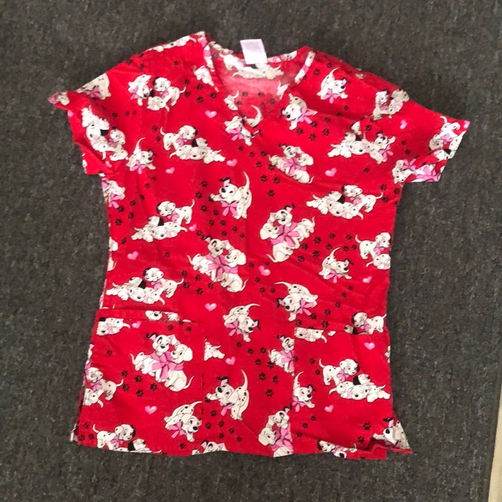 101 dominations scrub top